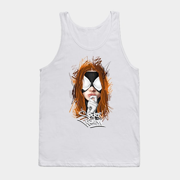 Spider-Woman Julia Carpenter Tank Top by Visionarts